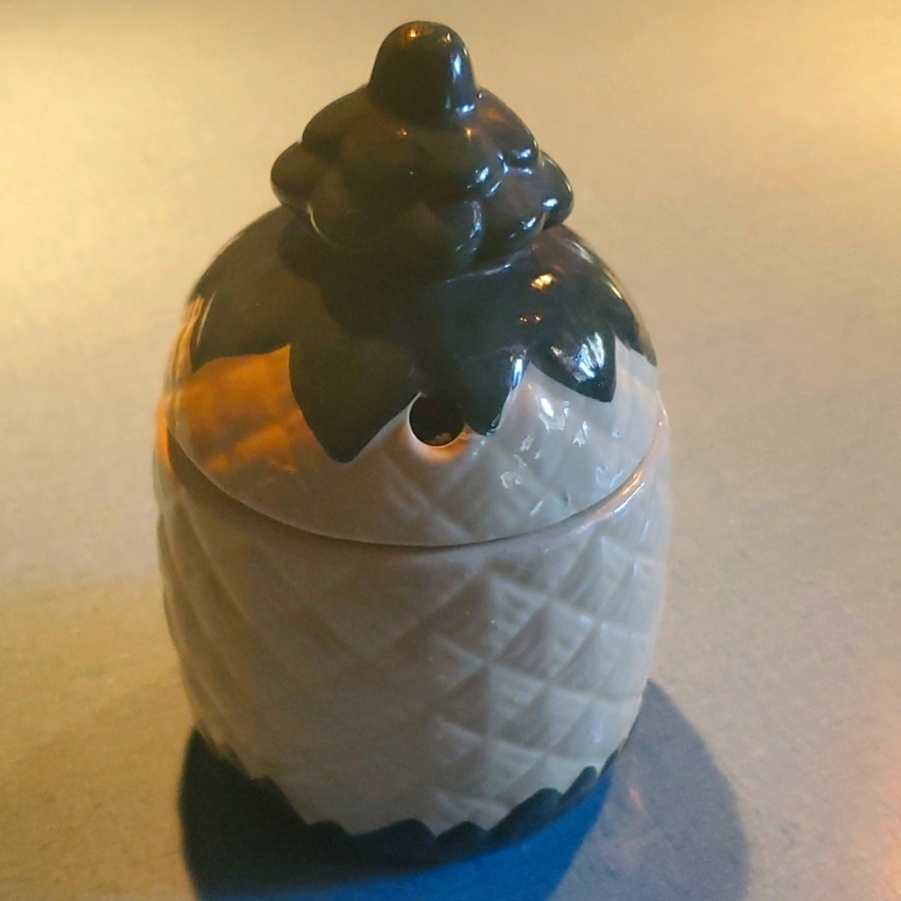 Vintage pineapple tiki glass
